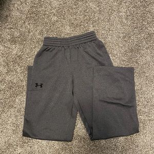 Gray under armour sweatpants